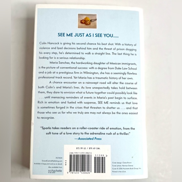 “See Me” by Nicholas Sparks - Picture 3 of 3